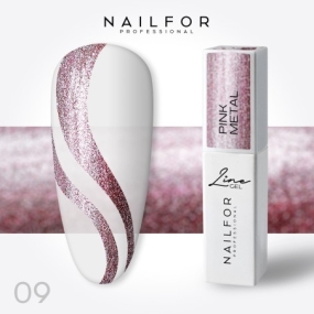 line-gel-nail-art-pink-metal