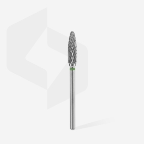 CARBIDE CONO VERDE Ø 4mm - lunghezza punta 14mm | Punta per fresa verde
